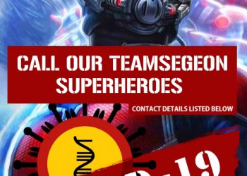 TEAMSEGEON COVID-19 VOLUNTEERS – CALL IF YOU NEED HELP IN LOCKDOWN