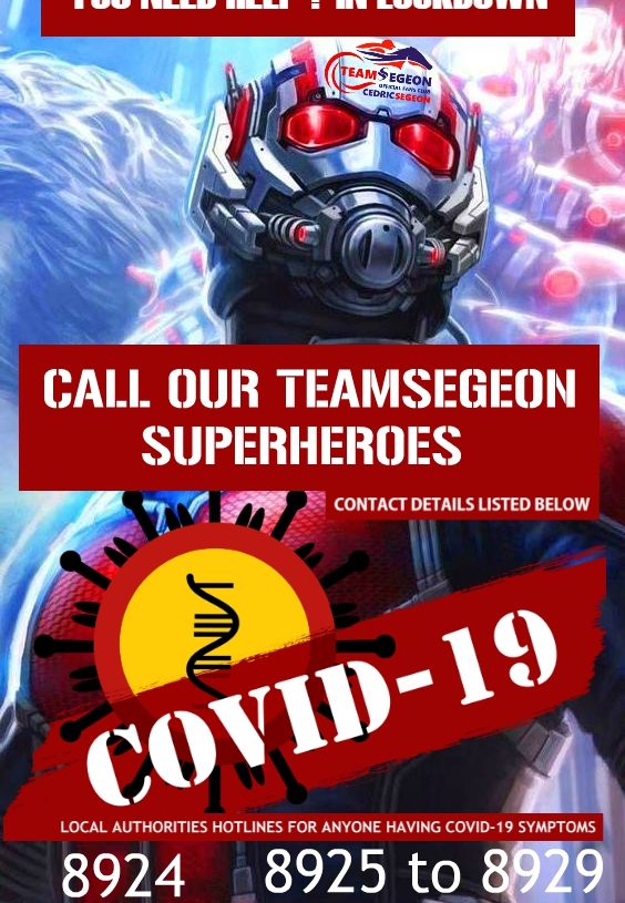 TEAMSEGEON COVID-19 VOLUNTEERS – CALL IF YOU NEED HELP IN LOCKDOWN